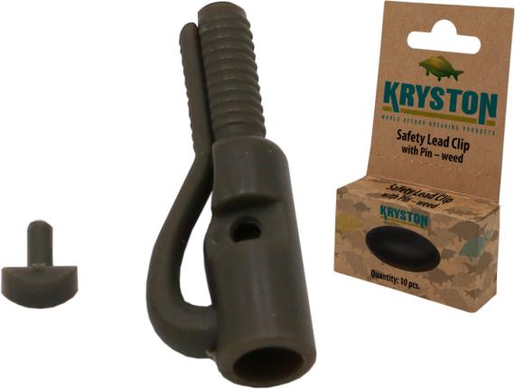 Clips Plumb Pierdut Kryston Safety Lead Clip with Pin, 10buc/plic KRAC12