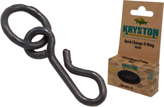 Agrafa Rapida cu Anou Kryston Quick Change O-Ring Black, 10buc/cutie KRAC48