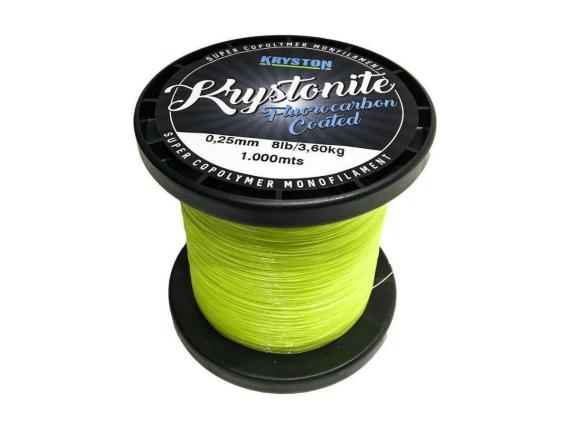 Fir Monofilament Kryston Krystonite Super Mono, Chartreuse Fluo, 1000m KRKRY6