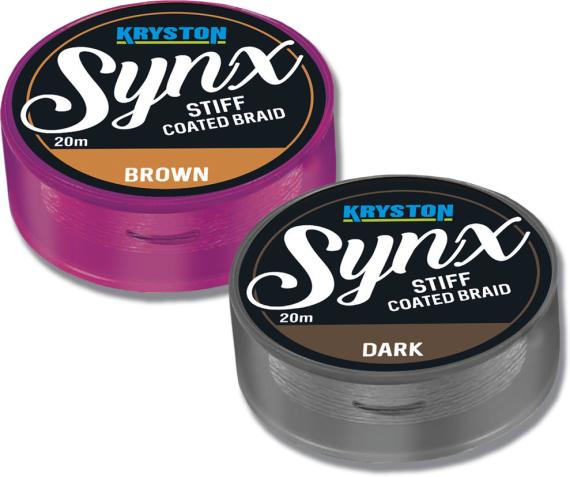 Fir textil synx stiff coated 20m 30lb dark silt krsyx6