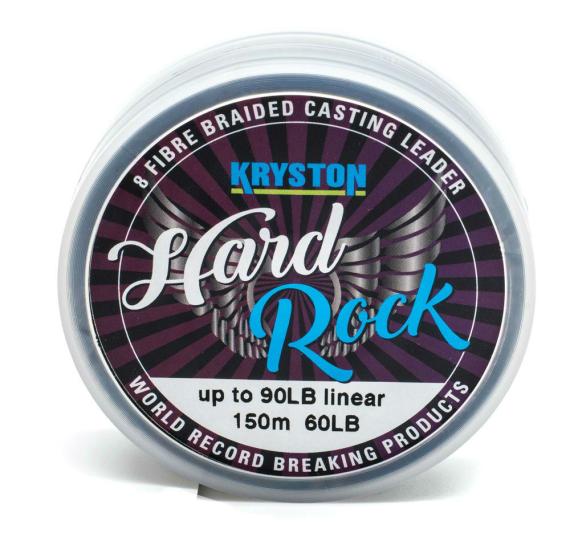 Fir Textil Kryston Hard Rock Braided Casting Leader Moss Green, 60lbs, 150m KRHR1