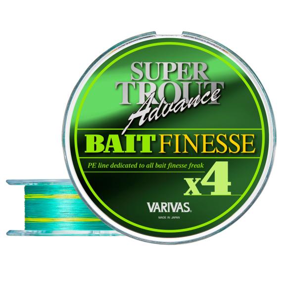 Fir super trout advance bait finesse pe x4 100m 0.128mm 10.0lb verde fluo v41010006