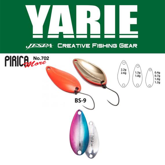 Lingurita Oscilanta Yarie 702 Pirica More, Culoare BS-9 Blue/Pink, 1.5g Y70215BS9