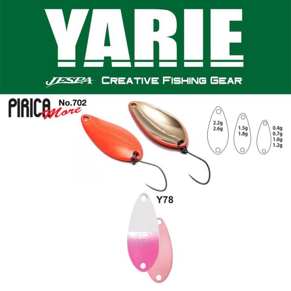 Lingurita Oscilanta Yarie 702 Pirica More, Culoare Y78 Shiropino, 1.5g Y70215Y78