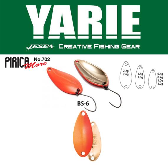 Lingurita Oscilanta Yarie 702 Pirica More, Culoare BS-6 Candy Orange, 2.2g Y70222BS6