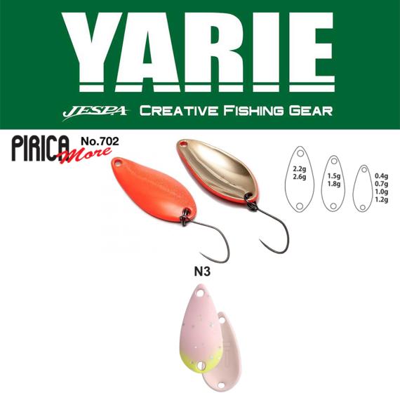 Lingurita Oscilanta Yarie 702 Pirica More, Culoare N3 Light Pink Glow, 2.2g Y70222N3