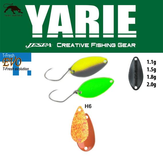 Lingurita Oscilanta Yarie 710T T-Fresh Evo Culoare H6 Daidai Squash, 1.8g Y710T18H6