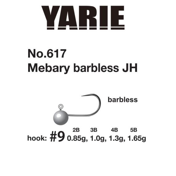 Jig yarie 617 mebary barbless 9 1.0gr y617jh100