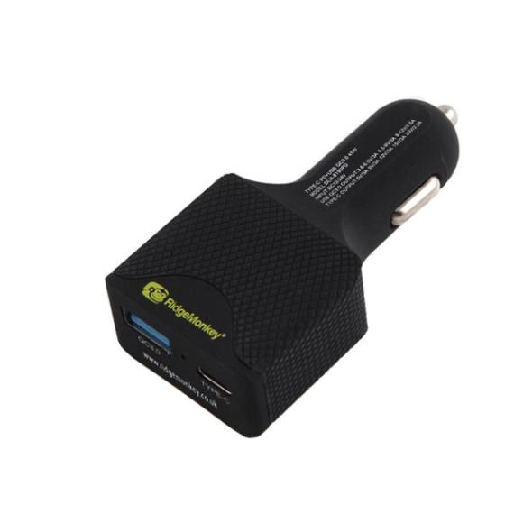 Adaptor Incarcator de Masina RidgeMonkey Vault USB-C Car Charger
