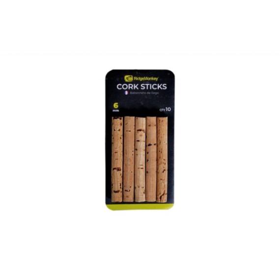 Batoane de Pluta RidgeMonkey Combi Bait Drill Spare Cork Sticks, 10buc/blister