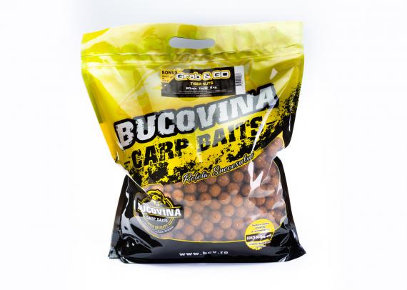 Pachet Boilies de Nadit  Grab & GO + Boilies de Carlig Bucovina Baits Grab&Go, 20mm, 5kg