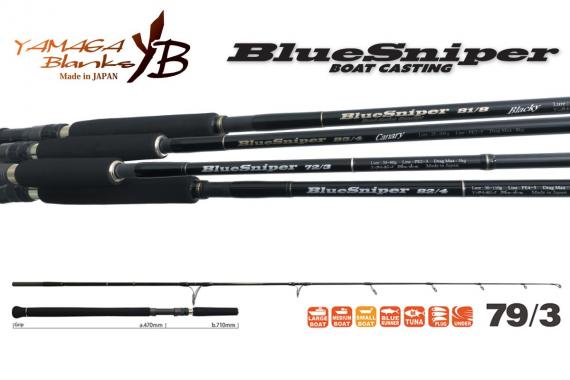 Lanseta Yamaga Blanks Blue Sniper 79/3, 2.36m, 30-70g, 2buc