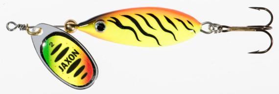 Lingurita Rotativa Jaxon Holo Select Virtus, Culoare TR, 4cm, 8g VJ-VR04STR