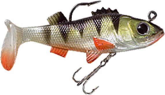 Naluca Jaxon Magic Fish Perch, Culoare H, 6cm, 7g, 6buc/plic TX-E06H