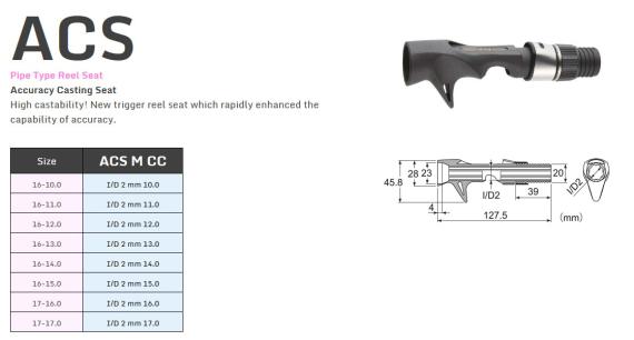 Mandrina cast fuji acsm nr.16-13 macsm1613