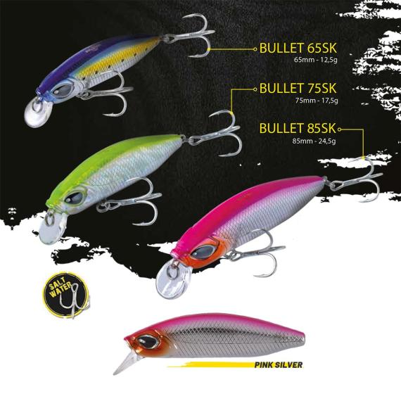 Vobler Herakles Bullet 75SK, Pink Silver, 7.5cm, 17.5g ARHKBU709