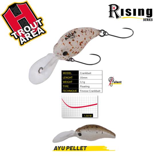 Vobler Herakles ASU 35 Floating, Culoare Ayu Pellet, 3.5cm, 3.1g ARHKASU06