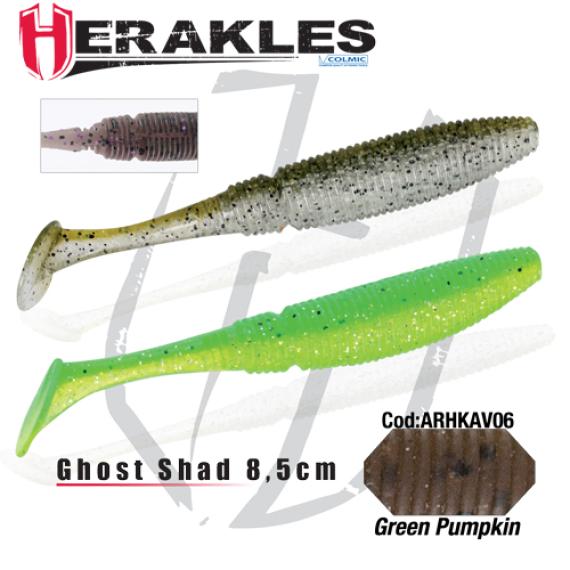 Shad Colmic Herakles Ghost, Culoare Green Pumpkin, 8.5cm, 8buc/plic ARHKAV06