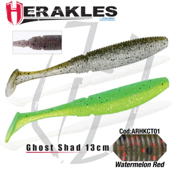 Shad Colmic Herakles Ghost, Culoare Watermelon Red Flk, 13cm, 4buc/plic ARHKCT01