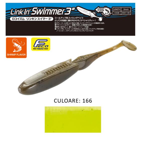 Shad Tiemco LinkIn Swimmer 3", Culoare 166, 7.6cm, 9buc/blister 300114031166