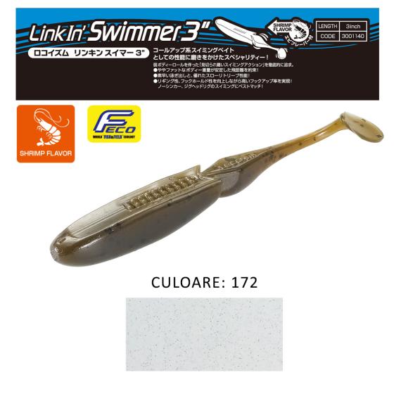 Shad Tiemco LinkIn Swimmer 3", Culoare 172, 7.6cm, 9buc/blister 300114031172