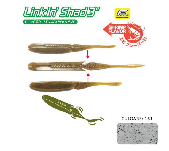Shad Tiemco LinkIn Shad 3", Culoare 161, 7.6cm, 9buc/blister 549769053323