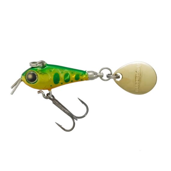 Spinnertail Tiemco Riot Blade, Holo Green Gold Yamame, 2,5cm, 9g 310121309103