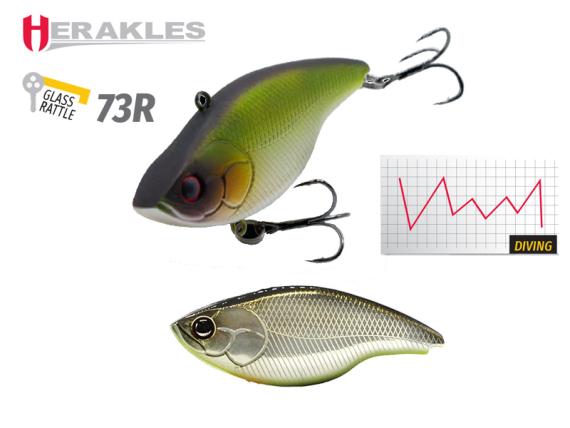 Vobler Herakles Blaze Rattle 73R S, Culoare Reaction Shad, 7.3cm, 17g ARHKBLR13