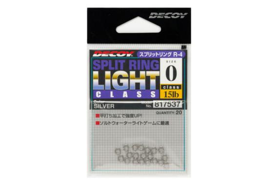 Inele Despicate Decoy R-4 Light Class Silver, 20buc/plic 817520
