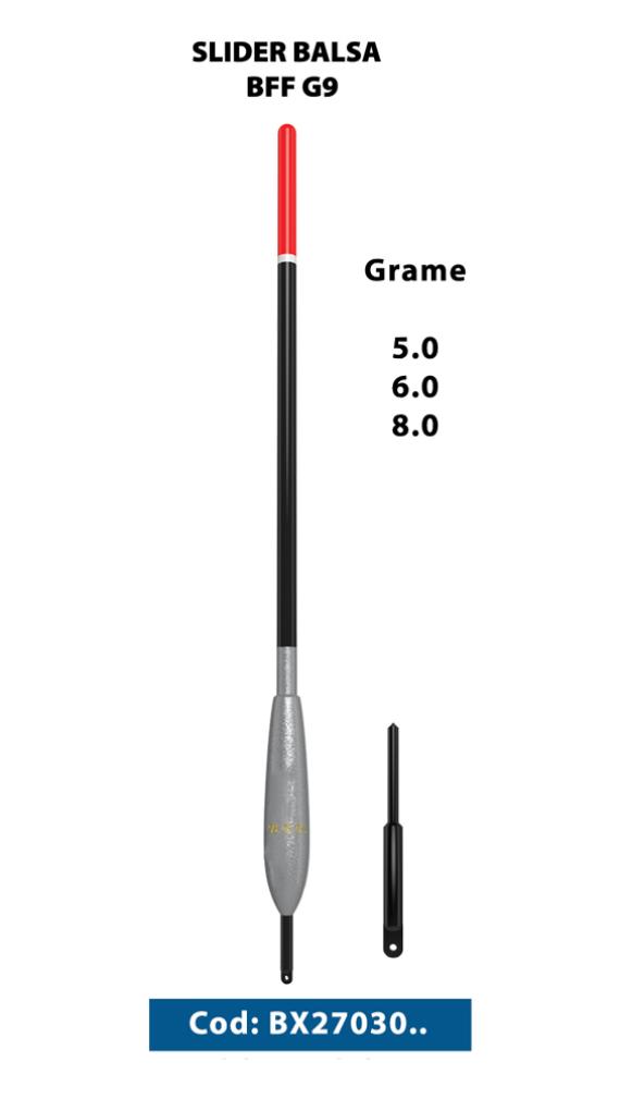 Slider balsa g9 6.0gr bx2703060