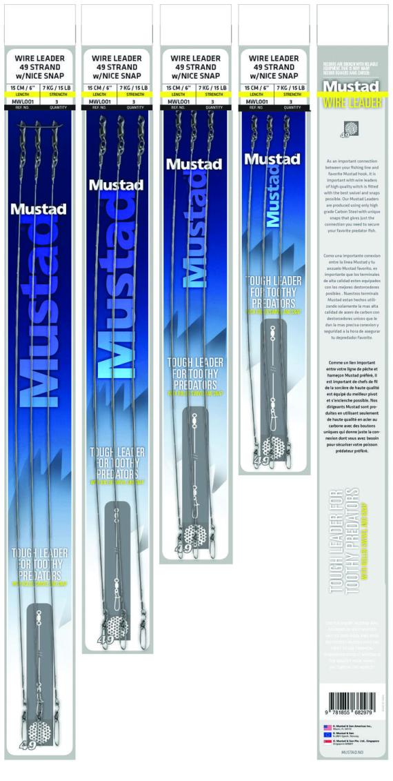Struna Mustad Coastlock 7x7, 25lbs, 3buc/plic A7.MWL0049