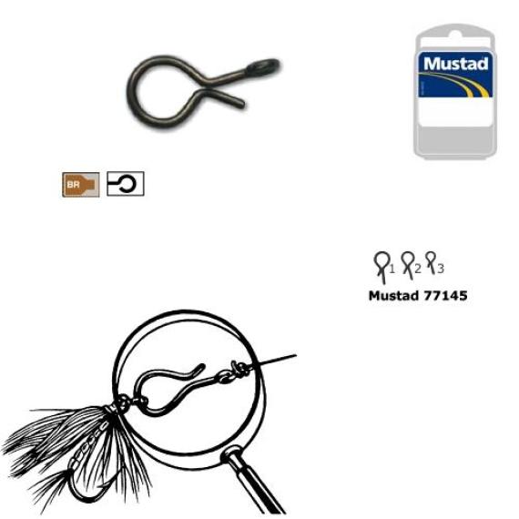 Prindere Rapida Mustad Pentru Naluci 25buc/plic A7.77145.1