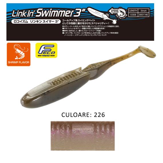 Shad Tiemco LinkIn Swimmer 3", Culoare 226, 7.6cm, 9buc/blister 300114031226