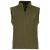 Vesta korda black le fleece gilet olive