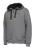 HANORAC CLASSIC ZIP GREY MELANGE MAR.XXL