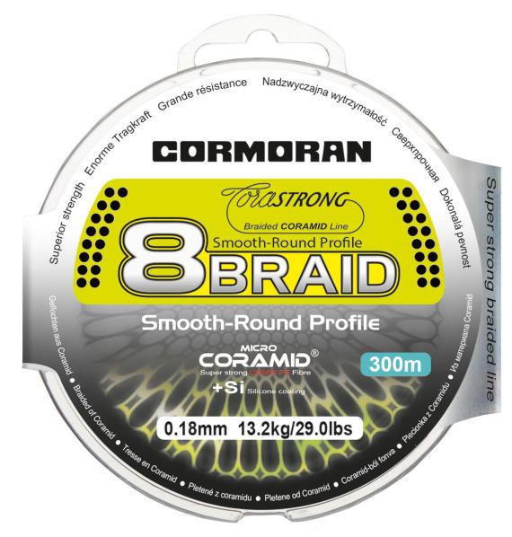 CORASTRONG 8BRAID VERDE 0.18MM/13,2KG/300M