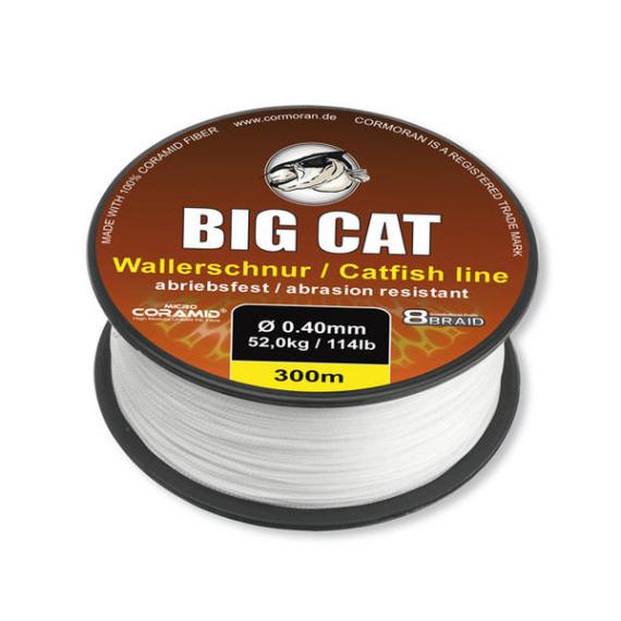 Fir Textil Cormoran Big Cat 8x Braid, White, Ø=0.50mm, 300m C.78.03051