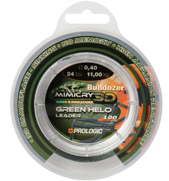 Fir Inaintas Monofilament Leader Prologic Mimicry Green Helo, 100m A.PRO.57090