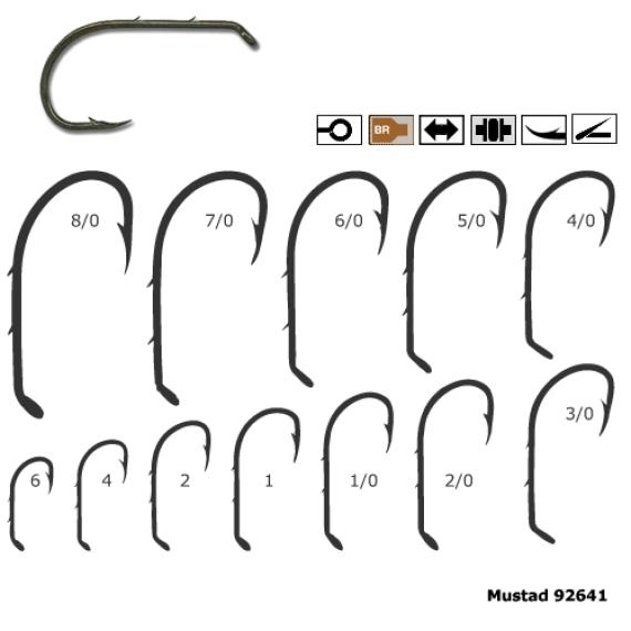 Carlige Mustad 92641-BR Beak Baitholder Hook M.92641.01