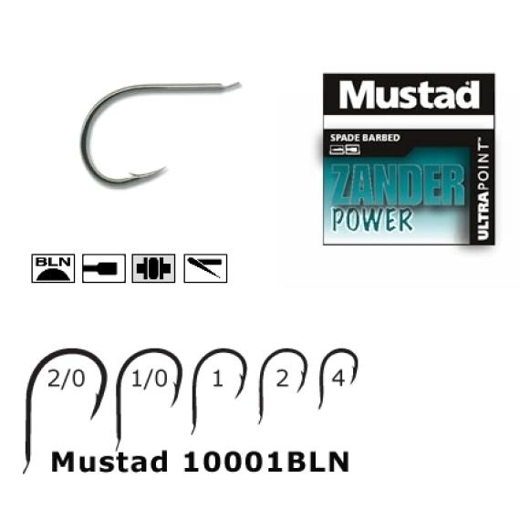 Carlige mustad zander power 10001 bln