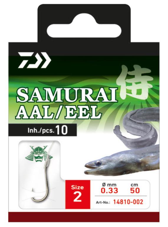 Carlige Daiwa Samurai Eel, 10buc/plic A.14810.001