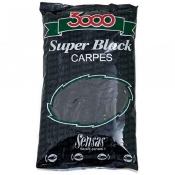 Groundbait Sensas 3000 Super Black Carp, 1kg A0.S11582