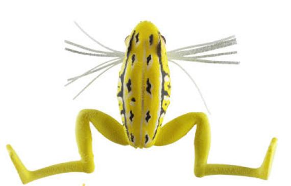 Broasca Daiwa Prorex Micro Soft Bait Frog, Yellow Toad, 3.5cm F.D.15403.003