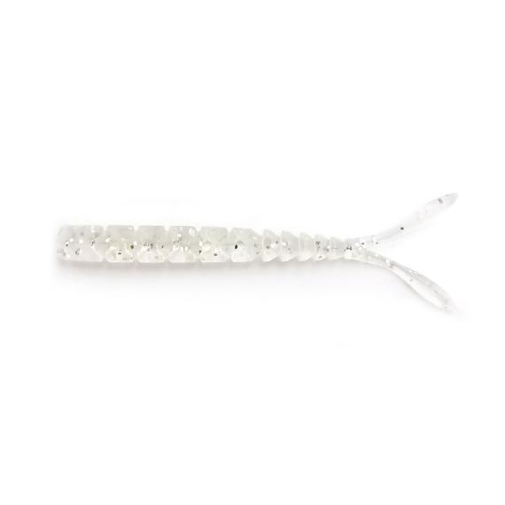 Grub Mustad Aji Micro Pilo, Clear Silver Glitter, 5cm, 15buc/plic F1.M.PILO2002