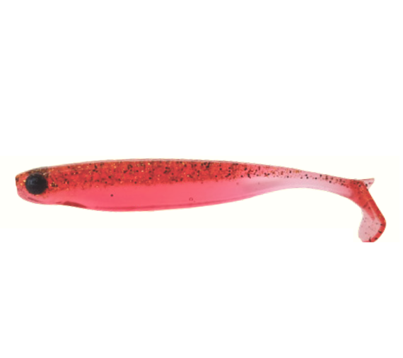 Shad Mustad Mezashi Z Minnow, Transparent Red, 8.8cm, 6buc/plic F1.MZTM.TR.3.5