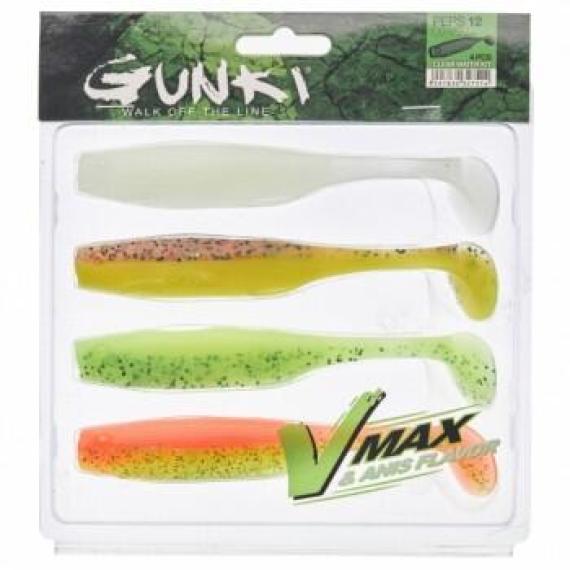 Kit Shad Gunki Peps II, Dark Water, 7cm, 4buc/plic F1.SPM.32861