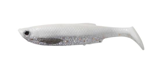 Shad Savage Gear LB 3D Bleak Paddle Tail, White Silver, 8cm, 4g, 4buc/plic F1.SG.61829