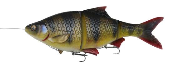 Swimbait Savage Gear 4D Line Thru Roach SS, Culoare Perch, 18cm, 80g F1.SG.71943