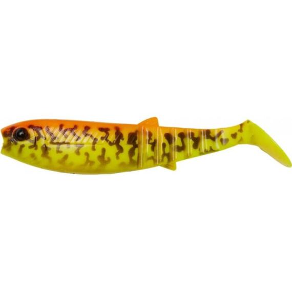 Shad Savage Gear Cannibal Shad, Burbot Golden Amb, 12.5cm, 20g, 3buc/plic F1.SG.71536