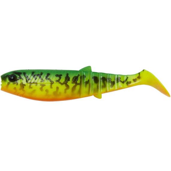 Shad Savage Gear Cannibal Shad, Burbot Firetiger, 8cm, 5g, 4buc/plic F1.SG.71531